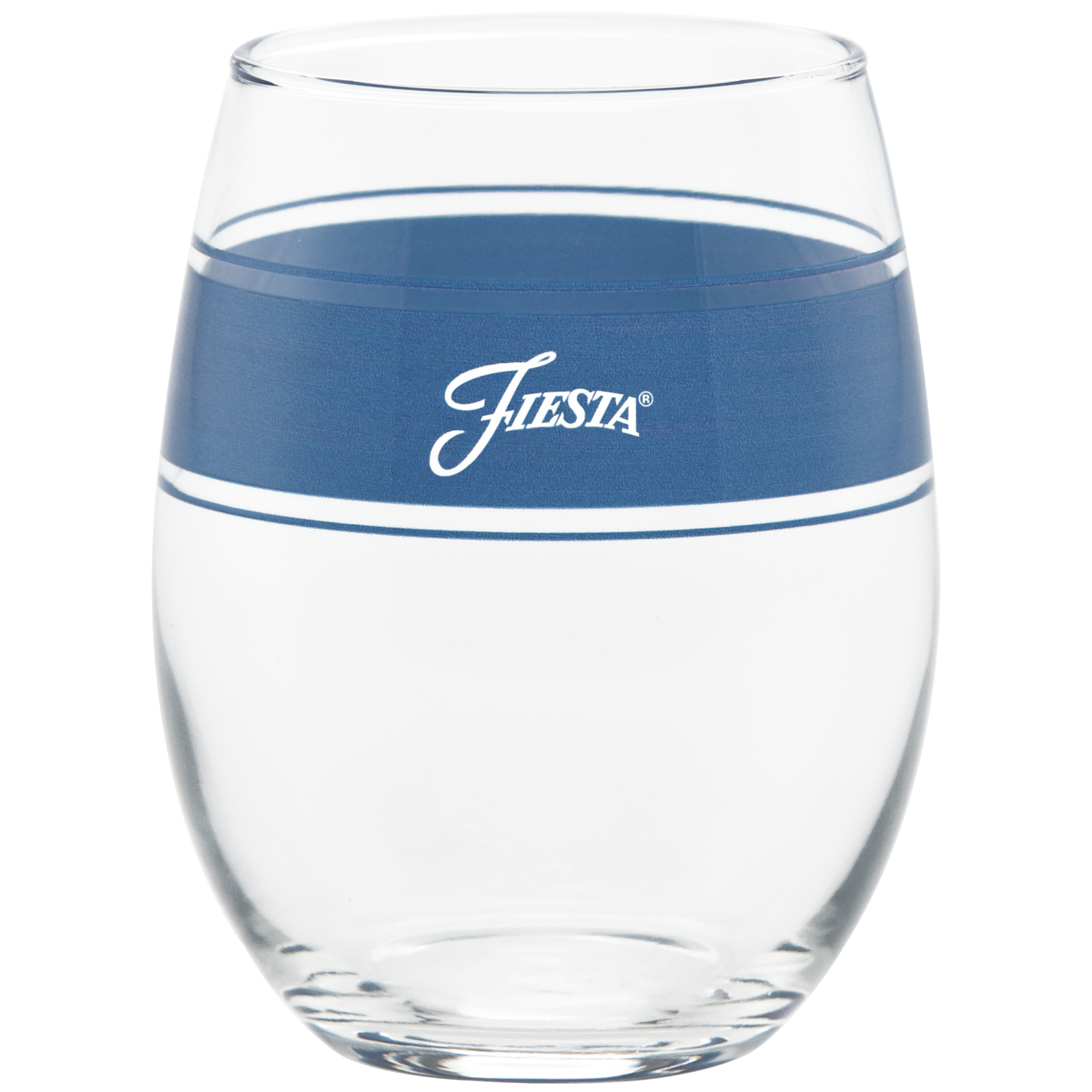 Fiesta Dinnerware - Coastal Blues 15 oz. Frame Stemless Wine Mixed Color, Set of 4 - Image 4