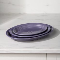 Alternative view of Fiesta Dinnerware - Lavender 13 5/8 Inch Large Oval Serving Platter
