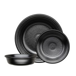 Fiesta Dinnerware - Classic Rim 3-Piece Place Setting, Service for 1 Foundry