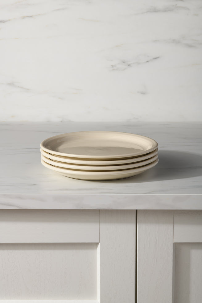 Fiesta Dinnerware - Linen Set of 4 Bistro Coupe 9 Inch Luncheon Plate - Image 2