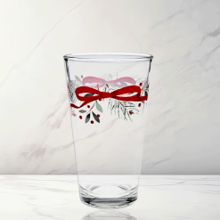 Alternative view of Fiesta Dinnerware - Holly Berry Christmas Garland 16 oz. Cooler Glass - Set of 4