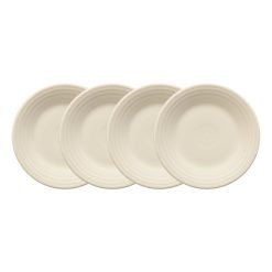 Fiesta Dinnerware - Linen Set of 4 Classic Rim 9 Inch Luncheon Plate