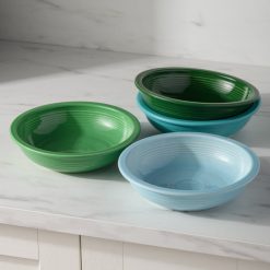 Alternative view of Fiesta Dinnerware - Mixed Aegean Classic Rim 8 3/8-Inch 34OZ Pasta Bowls, Set of 4