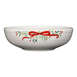 Fiesta Dinnerware - Holly Berry Christmas Garland Bistro Coupe 9 5/8 Inch Large Bowl 68 OZ