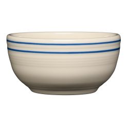 Alternative view of Fiesta Dinnerware - Americana Lapis Bands Set of 4 Bistro Coupe 5 1/2 Inch Cereal Bowl 22 oz