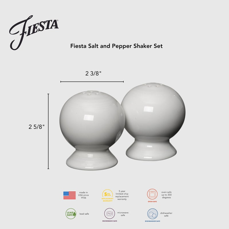 Fiesta Dinnerware - Botanical Floral Sky 2 5/8 Inch Salt and Pepper Shaker Set - Image 3