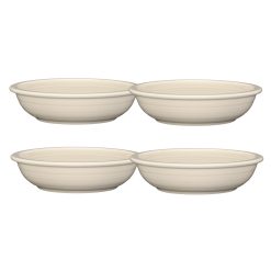 Fiesta Dinnerware - Linen Set of 4 Classic Rim 8 3/8-Inch 34OZ Pasta Bowls
