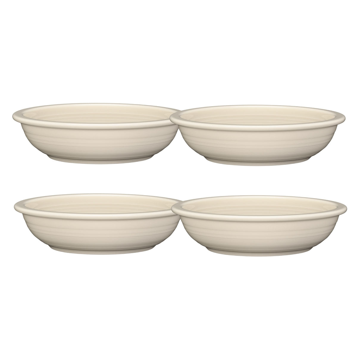 Fiesta Dinnerware - Linen Set of 4 Classic Rim 8 3/8-Inch 34OZ Pasta Bowls