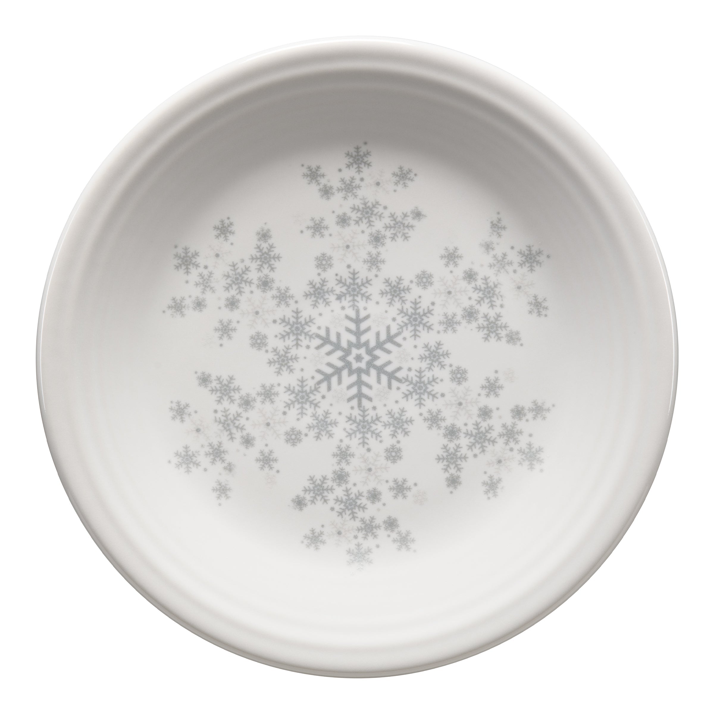 Fiesta Dinnerware - White Snowflake Classic Rim 7 1/4 Inch Salad Plate
