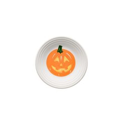 Fiesta Dinnerware - Jack-o-Lantern Pumpkin Classic Rim 6 1/8 Inch Appetizer Plate