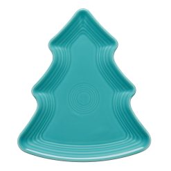 Fiesta Dinnerware - Retired Fiesta Tree Shaped Plate 10 1/8 Inch
