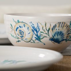 Alternative view of Fiesta Dinnerware - New Retired Coastal Shores Bistro Coupe 5 1/2 Inch Cereal Bowl 22 OZ