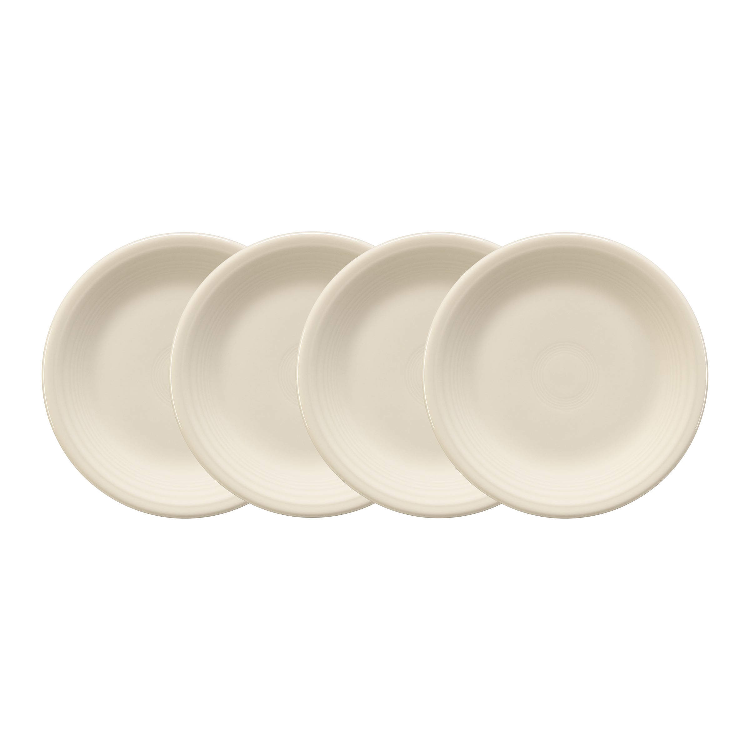 Fiesta Dinnerware - Linen Set of 4 Classic Rim 7 1/4 Inch Salad Plate