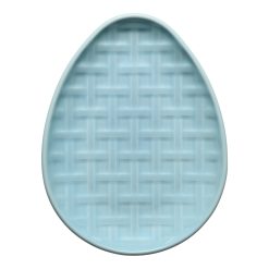 Fiesta Dinnerware - New Retired Embossed Egg Shaped Plate 10 Inch