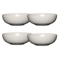 Fiesta Dinnerware - White Set of 4 Bistro Coupe 7 5/8-Inch 38OZ Medium Bowls