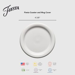 Alternative view of Fiesta Dinnerware - Lavender Fiesta 4 3/8 Inch Coaster and Mug Cover