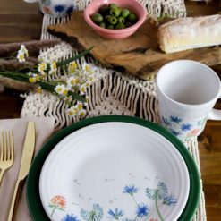 Alternative view of Fiesta Dinnerware - Breezy Floral Classic Rim 9 Inch Luncheon Plate