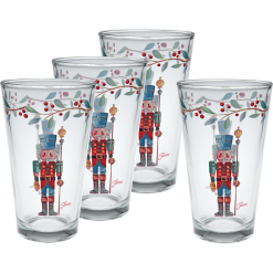 Fiesta Dinnerware - Nutcracker The Guardian 16 oz. Cooler Glass - Set of 4