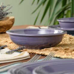 Alternative view of Fiesta Dinnerware - Lavender Classic Rim 8 3/8 Inch Pasta Bowl 34 OZ