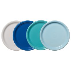 Fiesta Dinnerware - Mixed Coastal Blues Bistro Coupe 10 1/2 Inch Dinner Plate, Set of 4