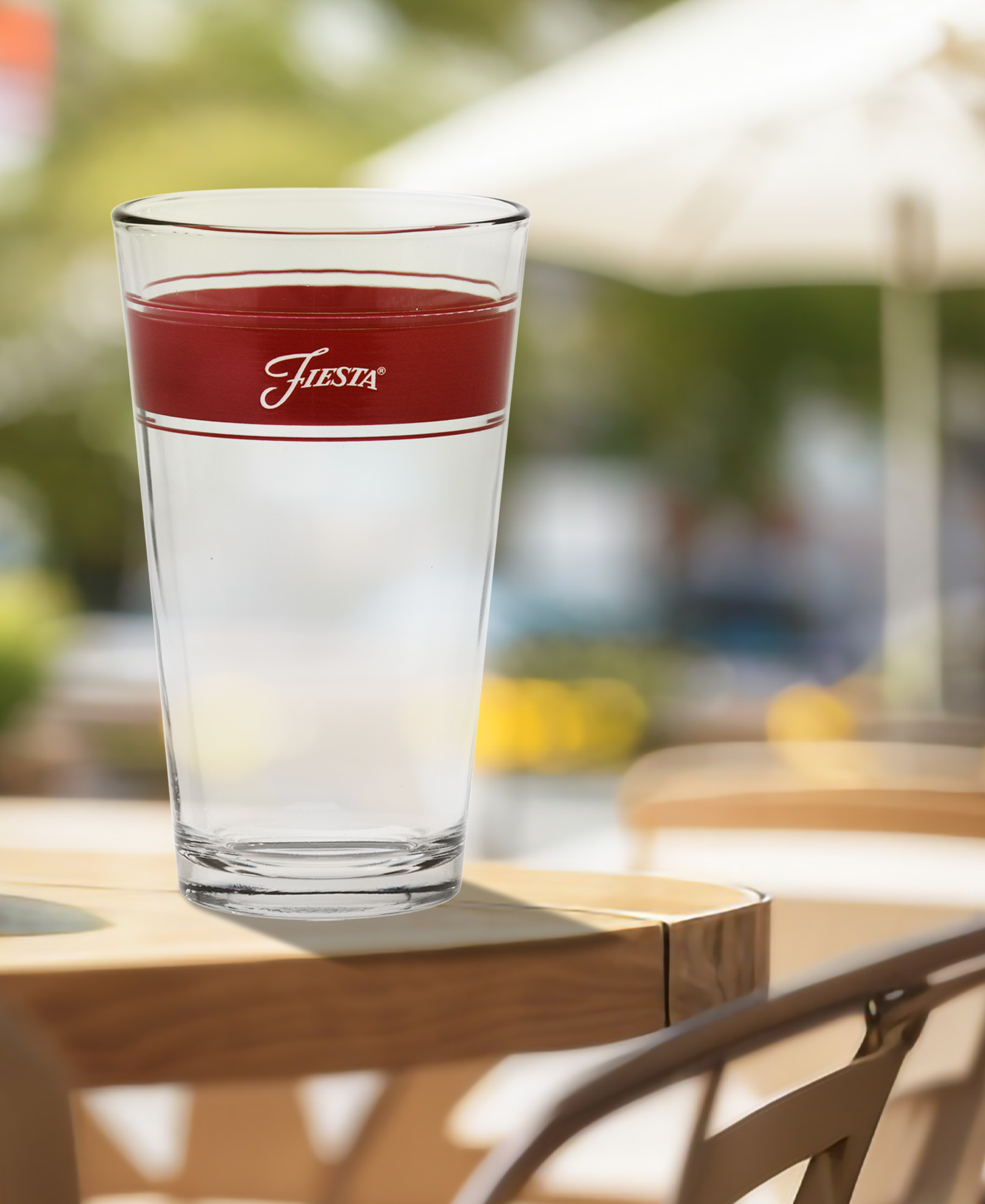 Fiesta Dinnerware - 16 oz. Fiesta® Frame Cooler Scarlet - Set of 4 - Image 2