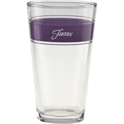 Alternative view of Fiesta Dinnerware - Lavender 16 oz. Frame Cooler Glass - Set of 4