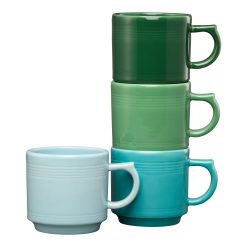 Fiesta Dinnerware - Aegean 16 OZ Set of 4 Mixed Stackable Mug Set