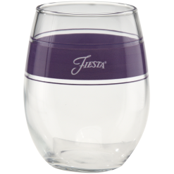 Alternative view of Fiesta Dinnerware - Lavender 15 oz. Frame Stemless Glass, Set of 4