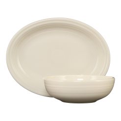 Alternative view of Fiesta Dinnerware - 2-Piece Serve Set 11 5/8 Inch Oval Platter & 38 OZ Bistro Bowl