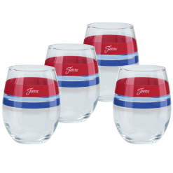 Fiesta Dinnerware - Americana 15 oz. Edgeline Stemless Wine, Set of 4