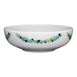 Fiesta Dinnerware - Retired Blue Christmas Tree Bistro Coupe 9 5/8 Inch Large Bowl 68 OZ