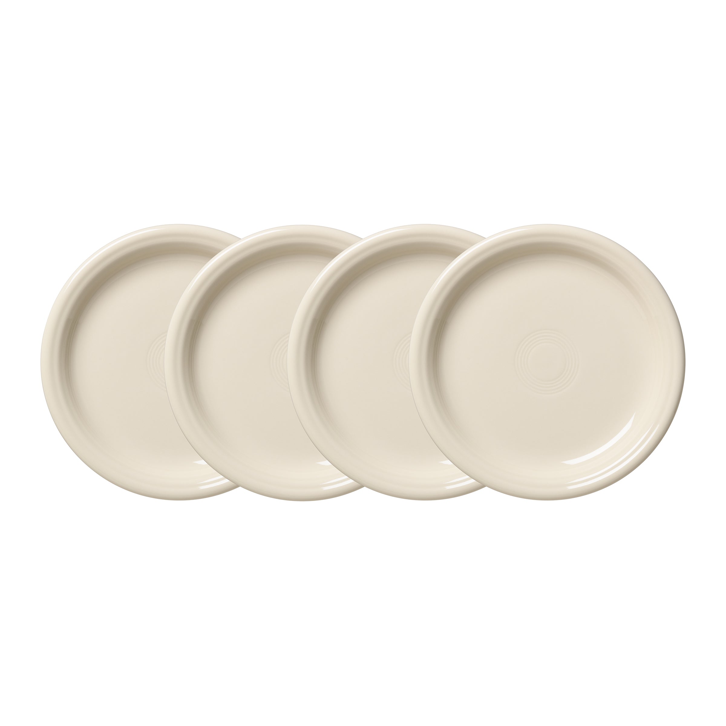 Fiesta Dinnerware - Linen Set of 4 Bistro Coupe 7 1/4 Inch Salad Plate