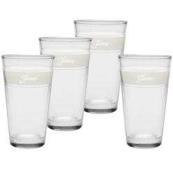 Fiesta Dinnerware - Linen 16 oz. Frame Cooler Glass - Set of 4