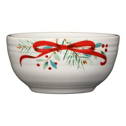 Fiesta Dinnerware - Holly Berry Christmas Garland Bistro Coupe 5 1/2 Inch Cereal Bowl 22 OZ