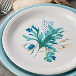 Alternative view of Fiesta Dinnerware - New Retired Coastal Shores Bistro Coupe 9 Inch Luncheon Plate