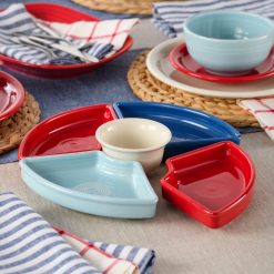 Alternative view of Fiesta Dinnerware - Americana 5-Piece Mixed Colors Entertaining Set 8 1/5 Inch