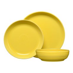 Fiesta Dinnerware - New Retired Coupe Bowl 3-Piece Place Setting