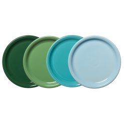 Fiesta Dinnerware - Mixed Aegean Bistro Coupe 10 1/2 Inch Dinner Plate, Set of 4