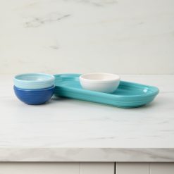 Alternative view of Fiesta Dinnerware - Coastal Blues Mixed Colors 4-Piece Condiment Set