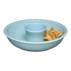 Alternative view of Fiesta Dinnerware - Sky 2-Piece Chip and Dip Set 12 7/8 Inch
