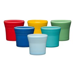 Fiesta Dinnerware - Vibrant 1 1/2 OZ Mixed Colors 6pc Ceramic Shot Glass Set