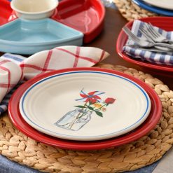 Alternative view of Fiesta Dinnerware - Americana Mason Jar Classic Rim 9 Inch Luncheon Plate