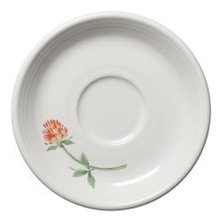 Fiesta Dinnerware - New Retired Breezy Floral Classic Rim 5 7/8 Inch Saucer