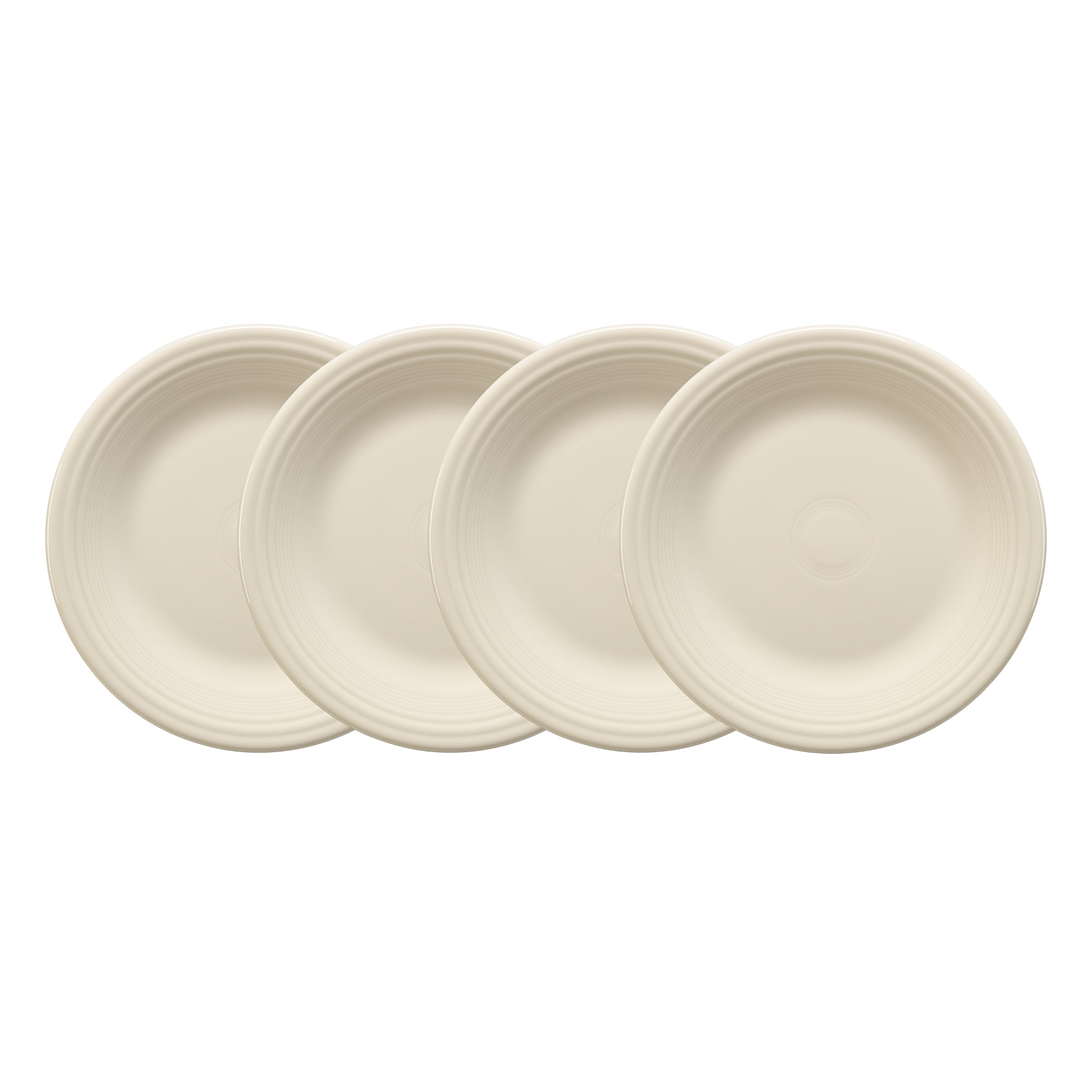 Fiesta Dinnerware - Linen Set of 4 Classic Rim 10 1/2 Inch Dinner Plate