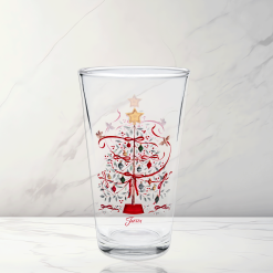 Alternative view of Fiesta Dinnerware - Holly Berry Christmas Tree 16 oz. Cooler Glass - Set of 4