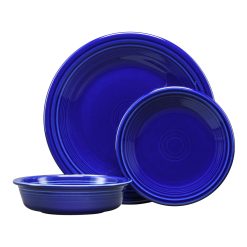 Fiesta Dinnerware - New Retired Classic Rim 3-Piece Place Setting, Service for 1