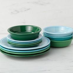 Alternative view of Fiesta Dinnerware - Mixed Aegean Classic Rim 12-Piece Dinnerware Set, Service for 4