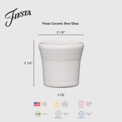Alternative view of Fiesta Dinnerware - Foundry 1 1/2 OZ Ceramic Shot Glass