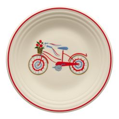 Fiesta Dinnerware - Americana Bicycle Classic Rim 9 Inch Luncheon Plate