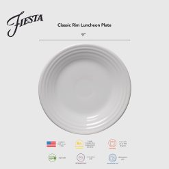Alternative view of Fiesta Dinnerware - Lavender Classic Rim 9 Inch Luncheon Plate